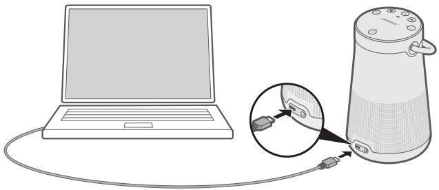 BOSE REVOLVE+ I BK - RACCORDEMENT DU CÂBLE USB - 1