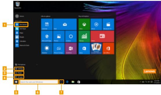 LENOVO YOGA 500 80R50091FR - Interface du système d'exploitation - 1