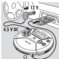 PHILIPS EXP521 - Branchements en voiture - 1