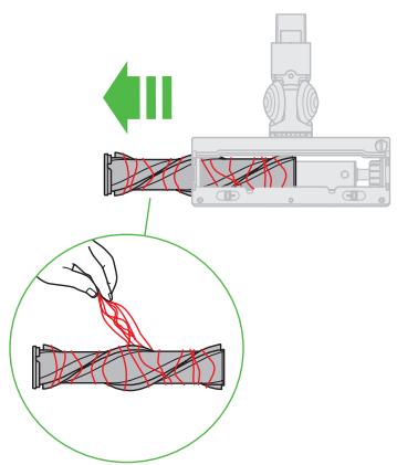 DARTY 36DaRryDYSONASPIRATEURBALAIV11EXTRA - Konserwacja elektroszczotki Torque Drive - 5
