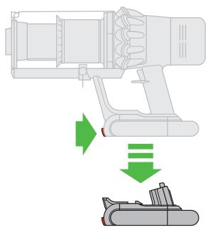 DARTY 36DaRryDYSONASPIRATEURBALAIV11EXTRA - Changing your battery - 1