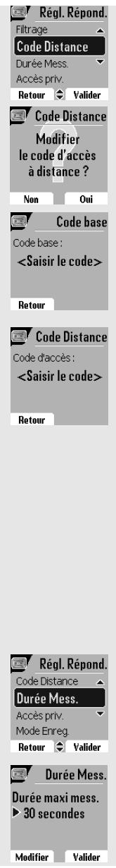 SAGEM D80V - Réglages répondeur - 1