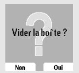 SAGEM D80V - Vider une boîte SMS - 4