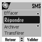 SAGEM D80V - Gérer les messages après lecture - 1