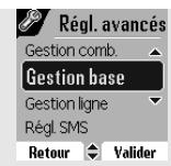 SAGEM D80V - Réglages - 1
