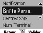 SAGEM D80V - Créer une boîte personnelle - 2