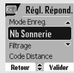 SAGEM D80V - Nombre de sonneries - 2