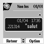 SAGEM D80V - Lire un message - 4