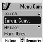 SAGEM D80V - Enregistrer une conversation (modèle avec répondeur) - 2