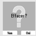 SAGEM D80V - Effacer une fiche - 4