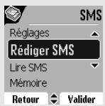 SAGEM D80V - Écrire le message - 1