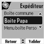 SAGEM D80V - Écrire le message - 2