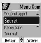 SAGEM D80V - Terminer un appel - 1