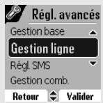 SAGEM D80V - Modifier le type de réseau - 1