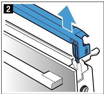 NEFF C18MT22HO - Enlever le recouvrement de la porte - 2