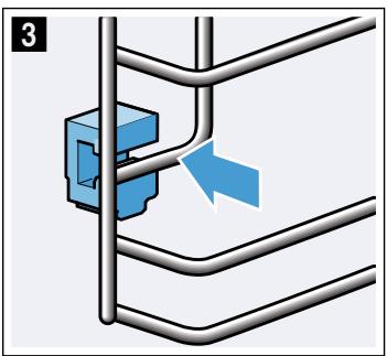 NEFF C18MT22HO - Accrocher les supports - 4