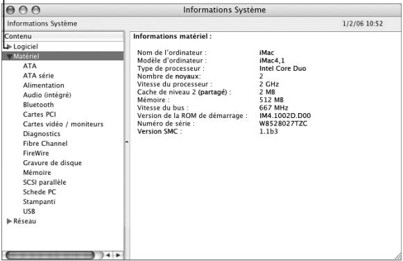APPLE iMac - Caractéristiques - 1