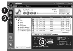 PANASONIC SV-SD310 - ■ Nehmen Sie ihre Musik auf einer SD-Speicherkarte mit Sie können auf thisem Gerät nur Musikdaten wiedergeben, welche dem SD-Audio-Standard entsprechen. - 1