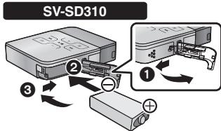 PANASONIC SV-SD310 - Vorbereitung Stromversorgung - 1