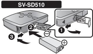 PANASONIC SV-SD310 - Vorbereitung Stromversorgung - 2