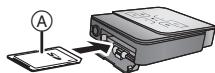 PANASONIC SV-SD310 - Cómo insertar y quitar una tarjeta de memoria SD - 4