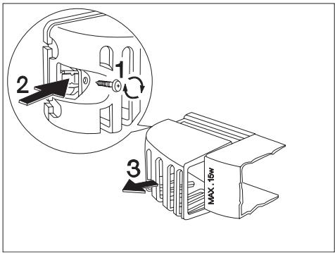 FAURE FRB29 - Remplacement de l'ampoule d'éclairage - 1