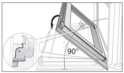 ARTHUR MARTIN FE6467X - Décrochage de la porte du four - 1
