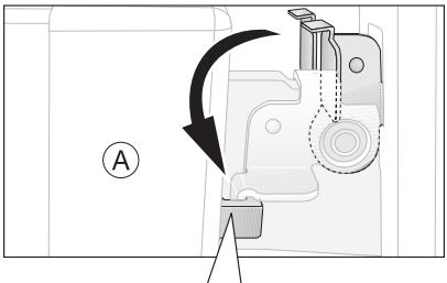ARTHUR MARTIN FE6467X - Accrochage de la porte du four - 3