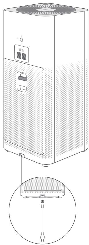 Xiaomi HumidificateurMiAirPurifier25 - Brancher à une alimentation - 3