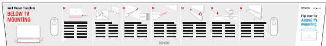DENON DHTS716HBKE2 - Montage mural - 1