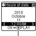 OLYMPUS DP20 - Réglage de l'heure et date - 3