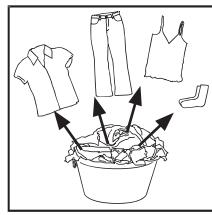 HAIER HW70-1401 SF SILVER - Attention: les petits éléments (les boutons, etc.) risquent d'endommager le lave-linge et rendre indispensable une réparation aux frais de l'utilisateur. - 3