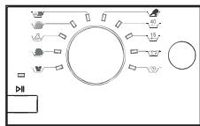 HAIER HW70-1401 SF SILVER - Choix du programme - 1