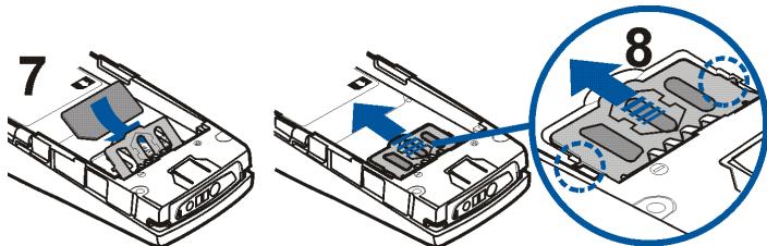 NOKIA 9353910 - Installer la carte SIM et la batterie - 3