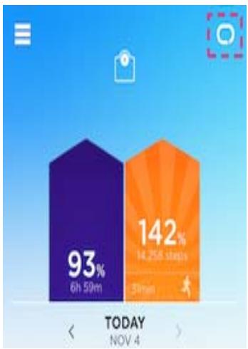 JAWBONE UP24 - Changer les modes - 1