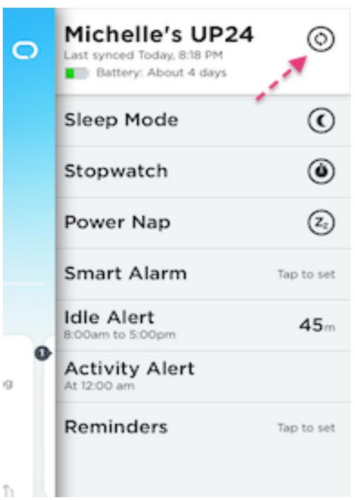 JAWBONE UP24 - Synchronisation UP24 - 2