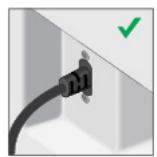 SONOS SUB GLOSS WHITE - Entrée d'alimentation CA (secteur) - 3