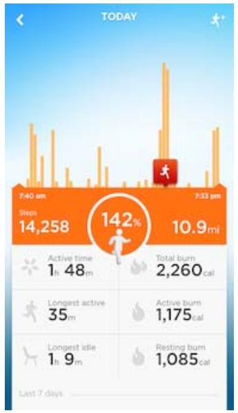 JAWBONE UP24LORANGE - Mouvement - 1