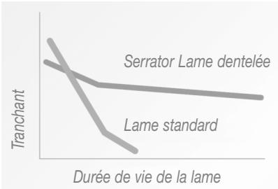 MORPHY RICHARDS M501019FR - Comment fonctionne la lame dentelée ? - 1