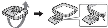 SONY CMT-GPZ7 - Raccordez les antennes FM et AM. - 1