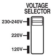 SONY CMT-GPZ7 - Pour les modèles avec un sélecteur de tension, placez voltage selector sur la position correspondant à la tension du secteur. - 1