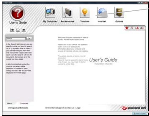 PACKARD BELL LS44-HR-200FR - Guide de l'utilisateur (infocentre de packard bell) - 2