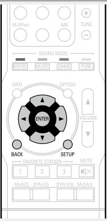 MARANTZ NR-1403 - Fonctionnement du menu - 1