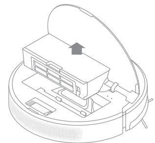 DREAME D10 - Clean the Dust Bin * Clean after each use - 1