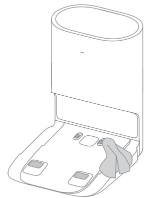 DREAME D10 - Clean the Charging Contact and Dust Intake - 1