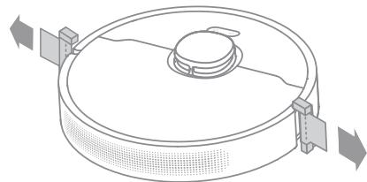 DREAME D10 - Quite las tiras protectoras - 1