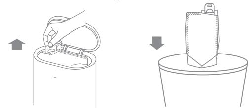 DREAME D10 - Replace the Dust Collection Bag - 1