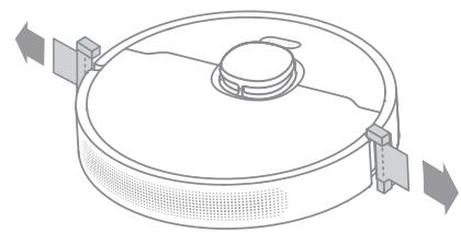 DREAME D10 - Remove the protective strips - 1