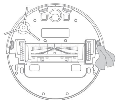 DREAME D10 - Clean the Cliff Sensor - 1