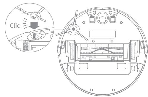 DREAME D10 - Installer la brosse latérale - 1